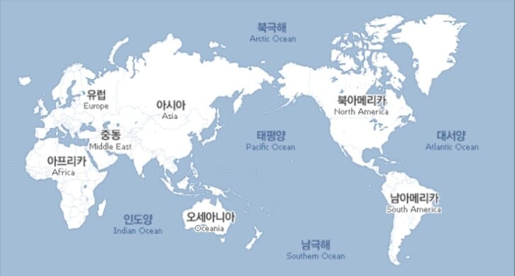 FIFA 월드컵-대륙별 지도 및 월드컵 조 편성 방법 참고 지도