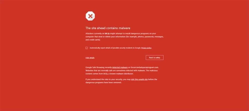 디코딩(경고)-From Google Safe Browsing
