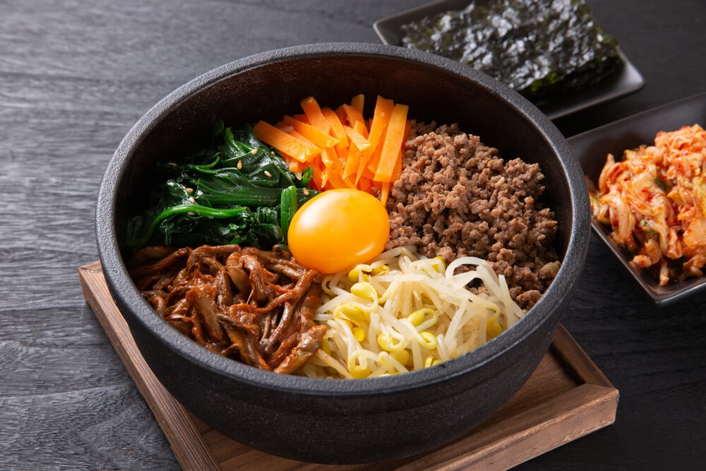 5첩 비빔밥(메뉴명의 숫자)