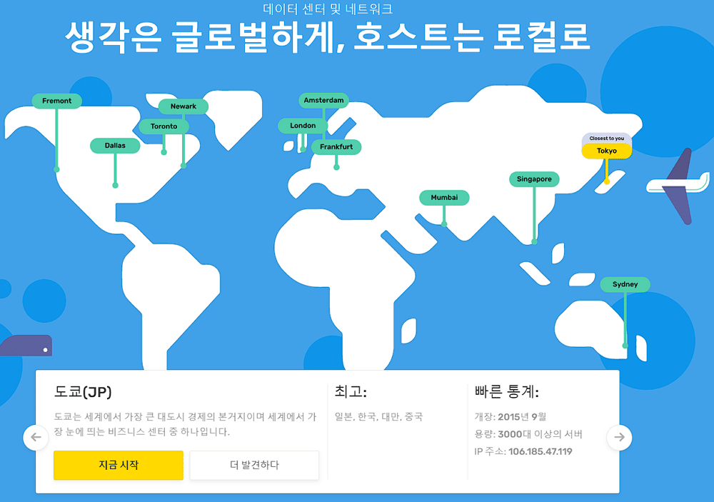 FastComet 데이터센터 및 네트워크