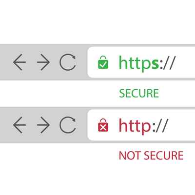 HTTPS SSL 보안인증서 적용 미적용 차이