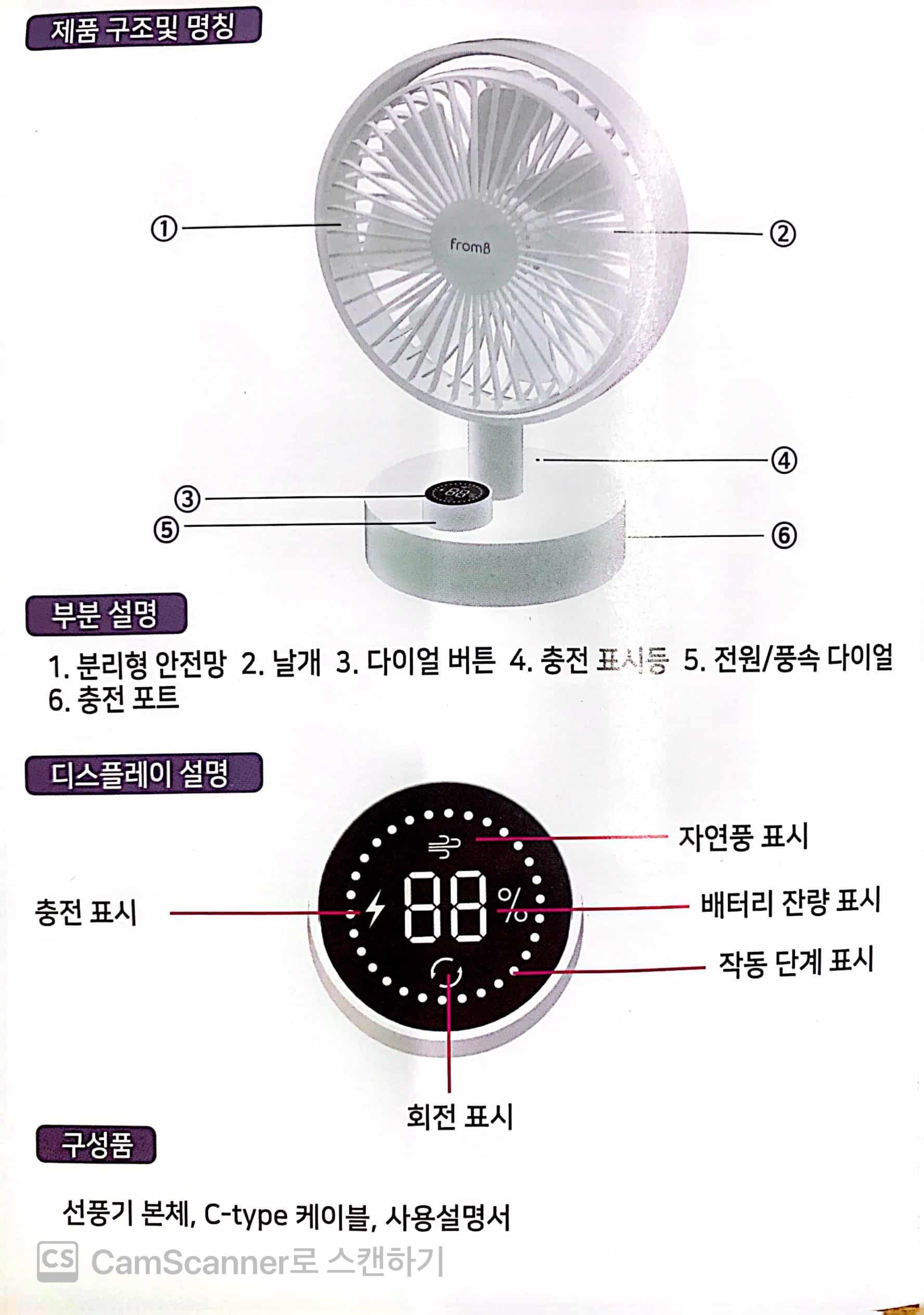 탁상용 선풍기- 프롬비 아이스윈드(FD230) 구매 후기