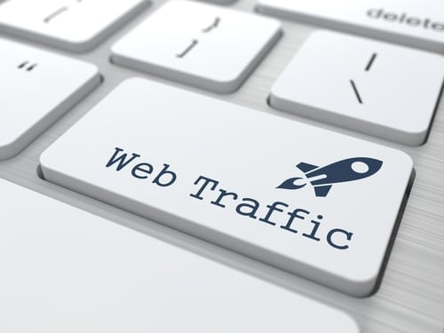 키보드 키의 웹 트래픽(Web Traffic)