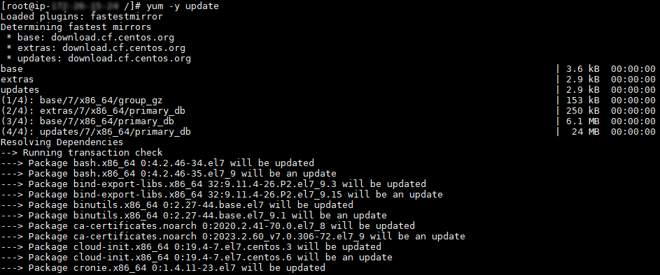 yum update