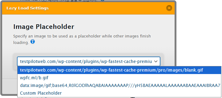 WP Fastest Cache 옵션-설정_Lazy Load 2[프리미엄]