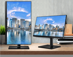 네이버 쇼핑 커넥트-삼성 피벗 스위블 모니터(LF24T450FQKXKR)