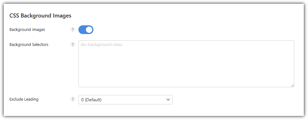 Perfmatters - Lazy Loading_CSS Background Images 포함시키기